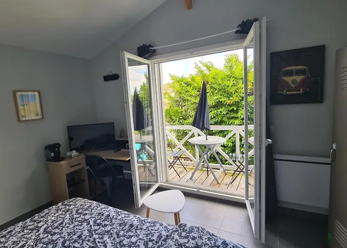 Homestay Avec Balcon Sur De Buch La Teste-de-Buch